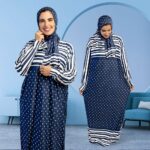 اسدال كحلي منقط في ابيض