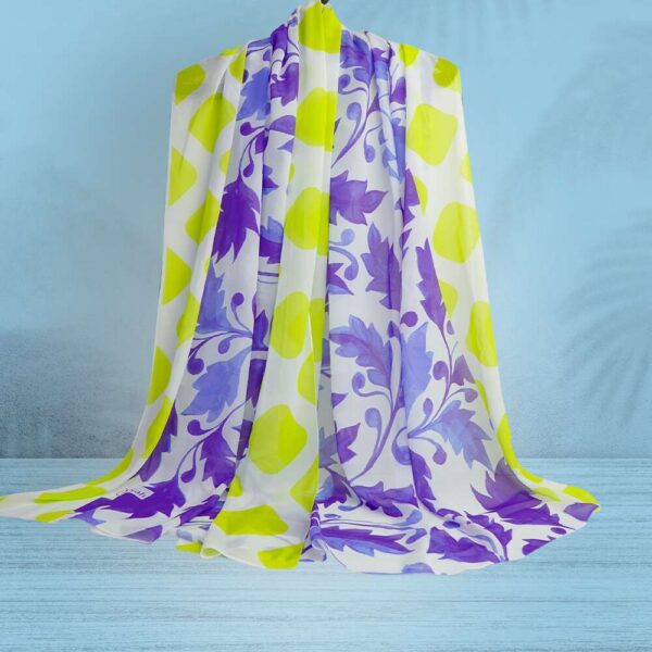 طرحة شيفون ديجيتال اوركيد