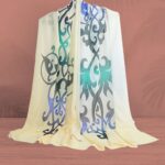 طرحة شيفون رسم عثماني