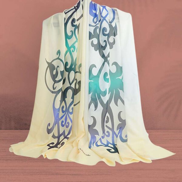 طرحة شيفون رسم عثماني