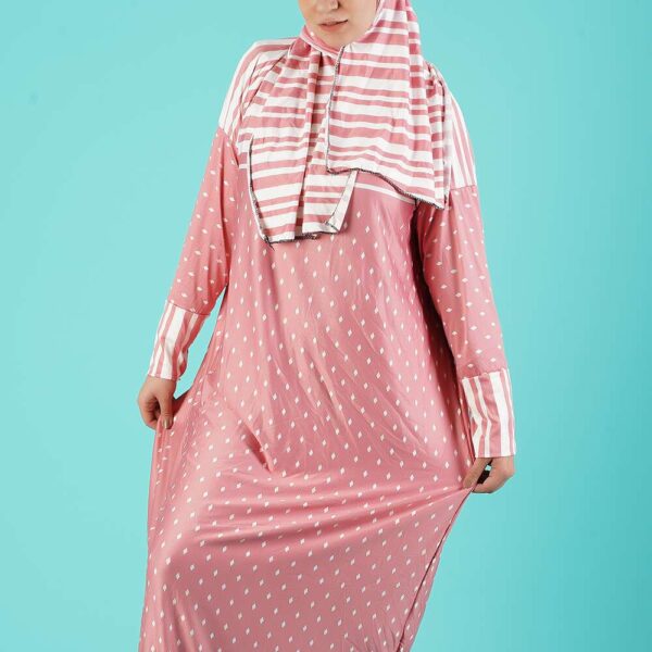 اسدال بمبي منقط في ابيض