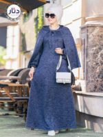 فستان برش شتوي وحرملة