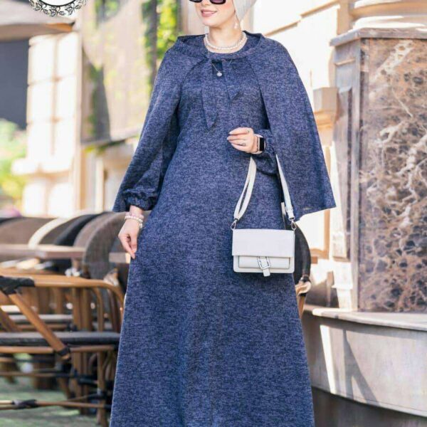 فستان برش شتوي وحرملة