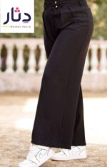 بنطلون كتان wide legs