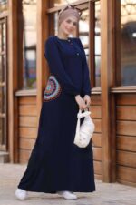 عباية حريمي ملونة بأستايل رقيق وأنيق