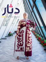اجمل عبايه استقبال قطن مطرزة بتصميم انيق