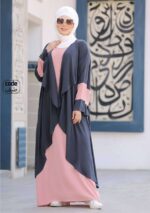 عبايه قطعتين أنيقة ومختلفة